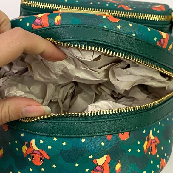 Loungefly Pokemon Charmander Mini Backpack BAM Exclusive Bag Clouds Stars - Picture 11 of 11